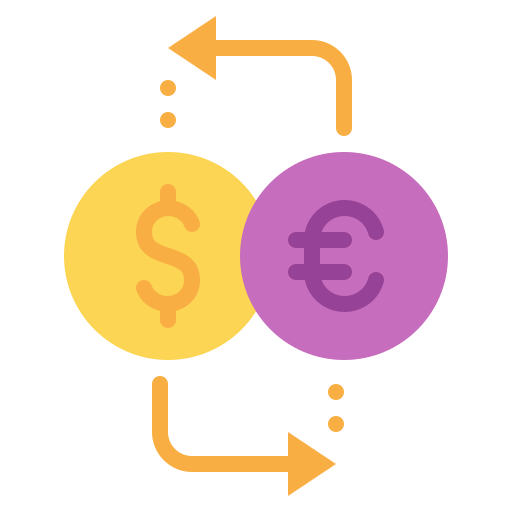 Échange de l'argent Icône gratuit