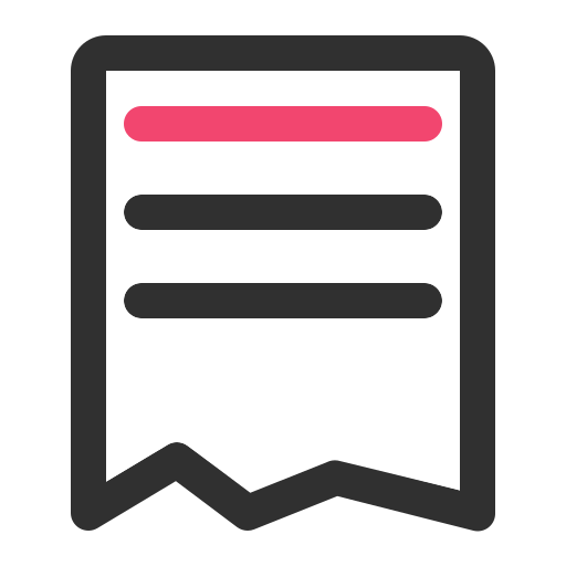 factura icono gratis