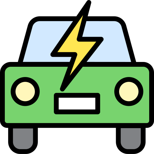 carro elétrico grátis ícone carro elétrico grátis ícone