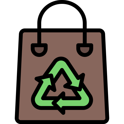 bolsa de reciclaje icono gratis