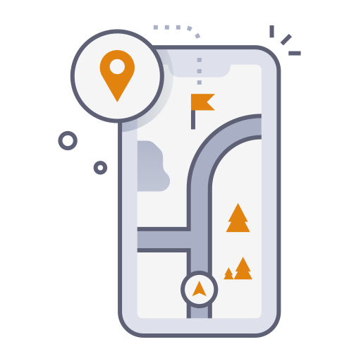 destino icono gratis