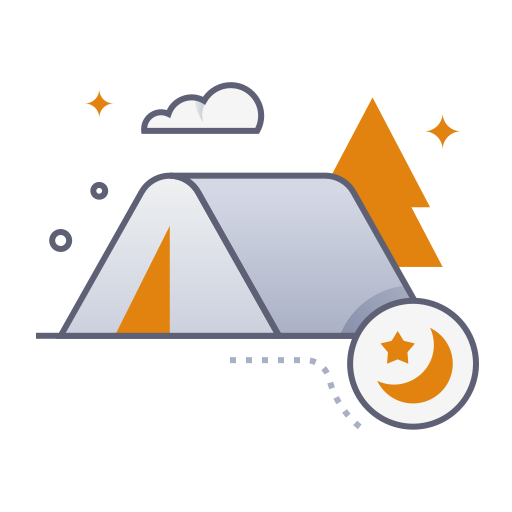 Лагерь бесплатно иконка