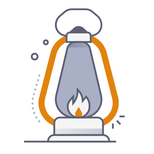 lampara de aceite icono gratis