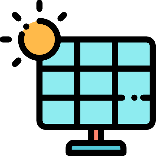 panneau solaire Icône gratuit