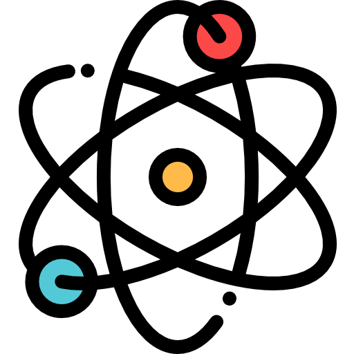 Atom Detailed Rounded Lineal color icon