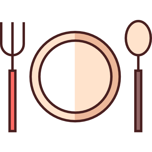 assiette Icône gratuit assiette Icône gratuit