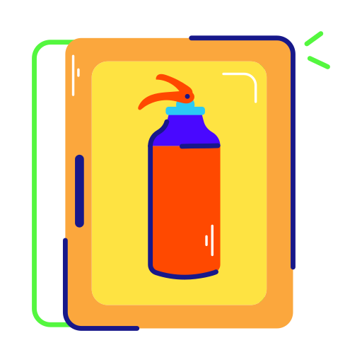 Extinguisher free sticker Extinguisher free sticker