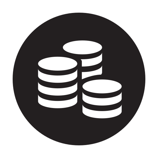 monedas icono gratis