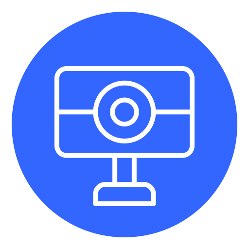 cámara web icono gratis