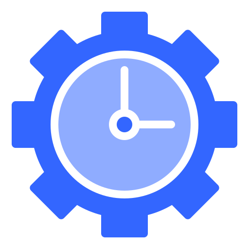 gestión del tiempo icono gratis
