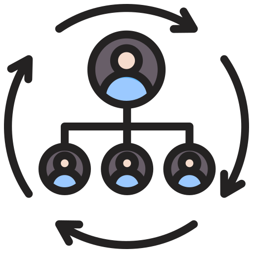 estructura de organización icono gratis