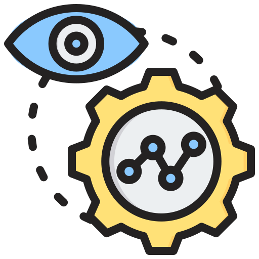 visión icono gratis