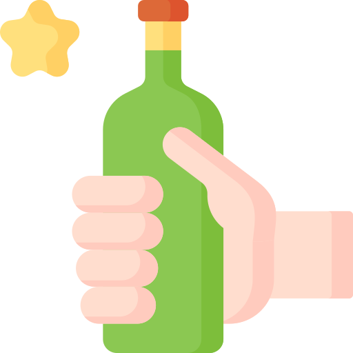 botella de cerveza icono gratis