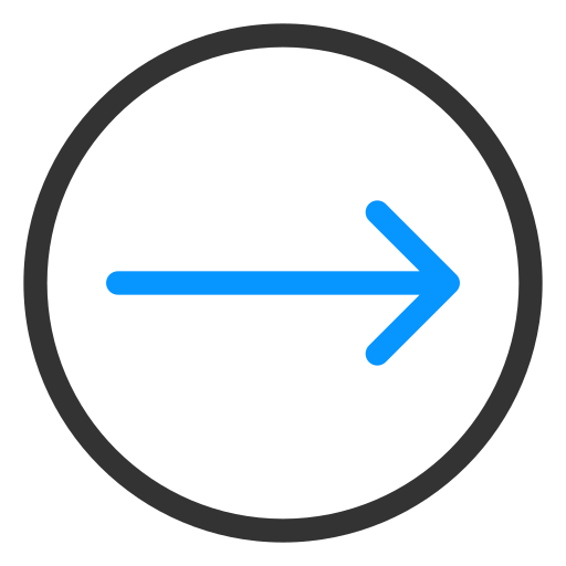 flecha correcta icono gratis