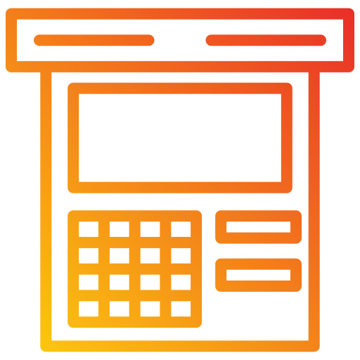 cajero automático icono gratis