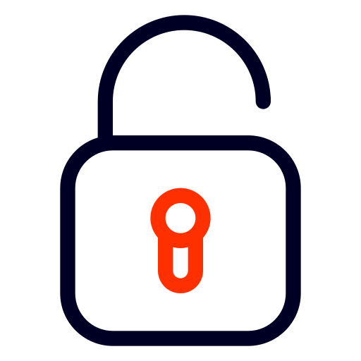 desbloqueado icono gratis