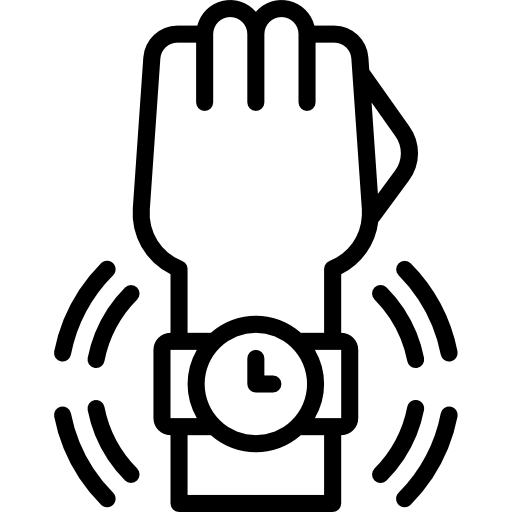 reloj de pulsera icono gratis