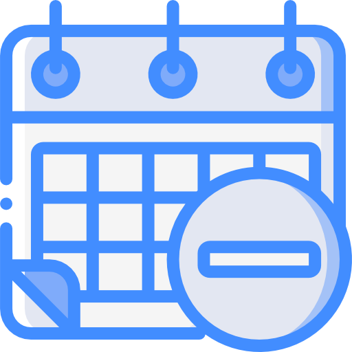 Calendar Basic Miscellany Blue icon