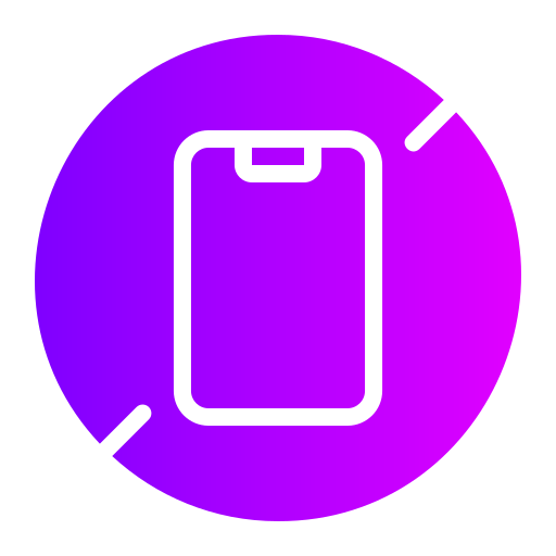 sin teléfonos inteligentes icono gratis