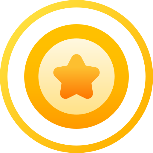 insignia de estrella icono gratis