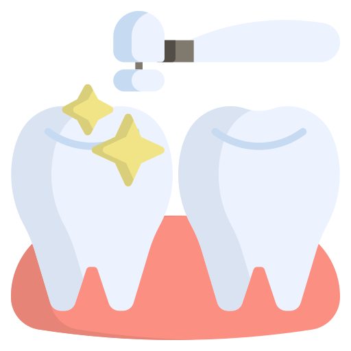 limpieza dental icono gratis