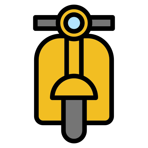 moto scooter icono gratis