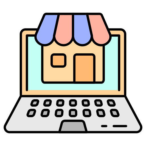 tienda online icono gratis