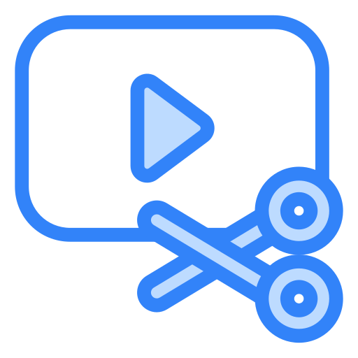 edición de video icono gratis