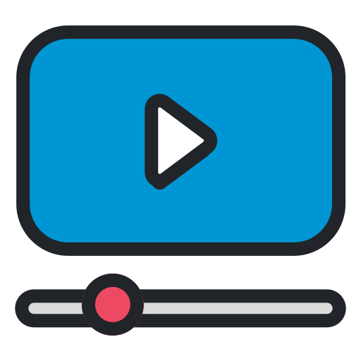 reproductor de video icono gratis