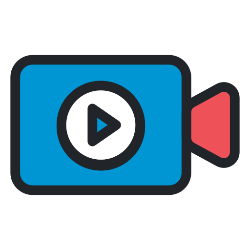 camara de video icono gratis