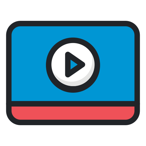 reproductor de video icono gratis