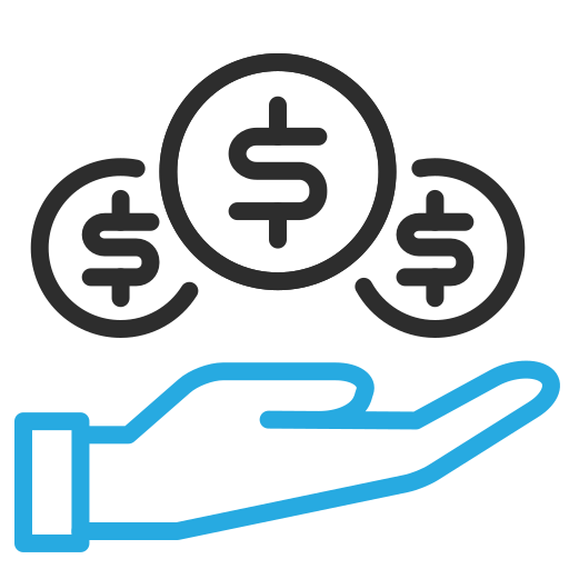 monedas icono gratis