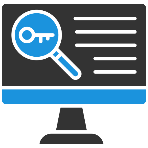 palabra clave icono gratis