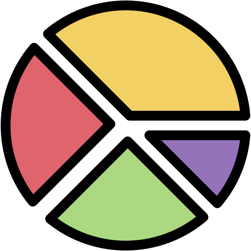 gráfico circular icono gratis