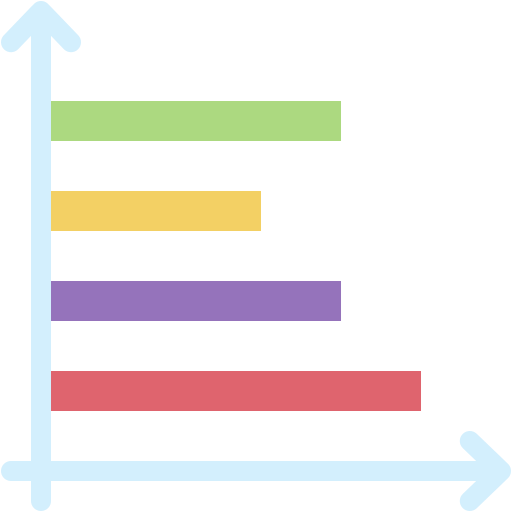 Bar chart free icon