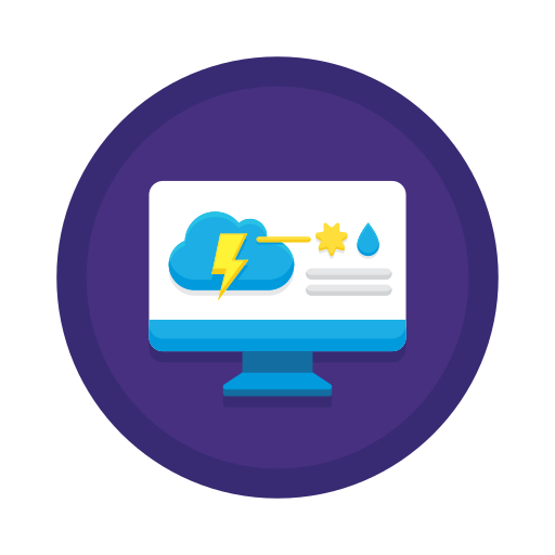 Погода бесплатно иконка Погода бесплатно иконка