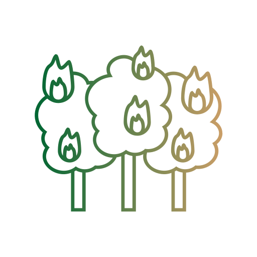 Forest fire free icon Forest fire free icon