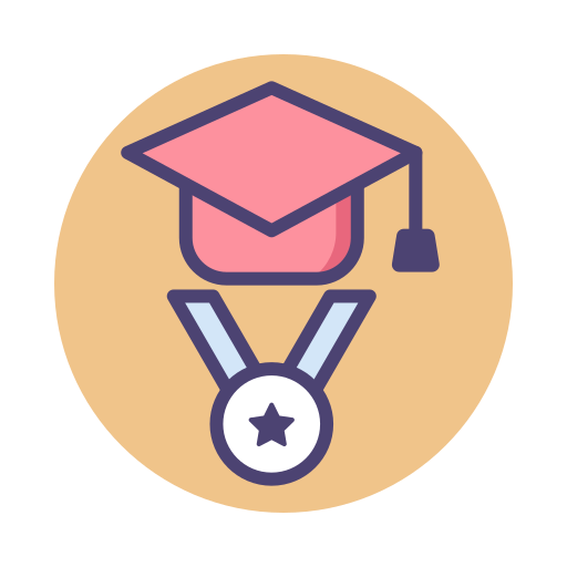 graduación icono gratis