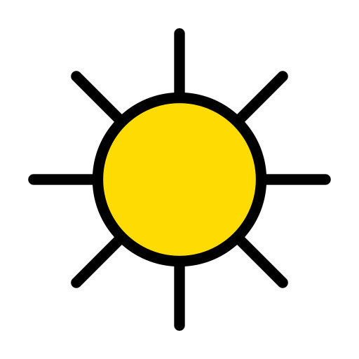 Sun free icon
