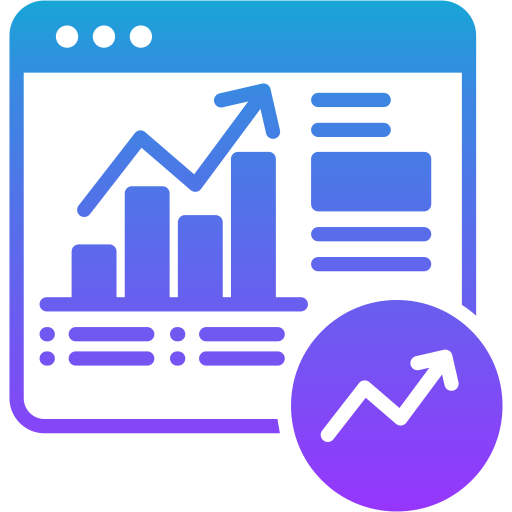 análisis de pronóstico icono gratis