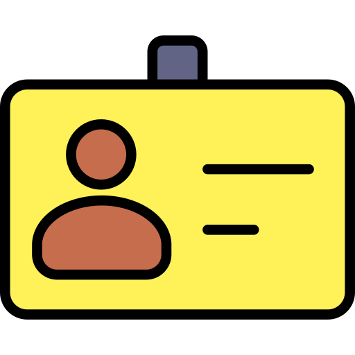 carteira de identidade grátis ícone