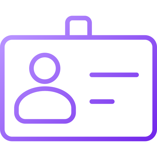 신분증 무료 아이콘