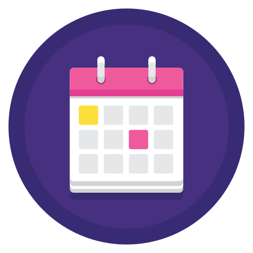 calendário grátis ícone