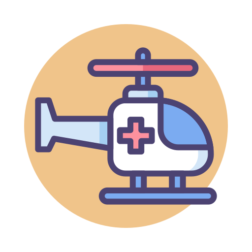 medizinischer hubschrauber kostenlos Icon