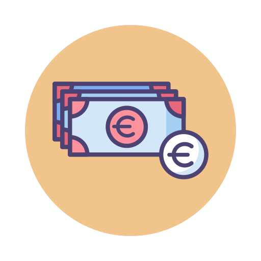 euro icono gratis