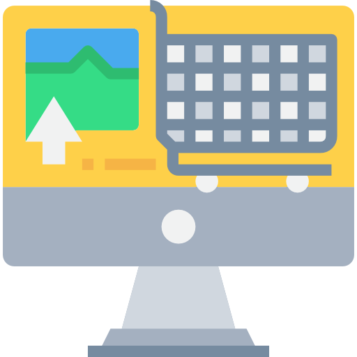 comercio electrónico icono gratis