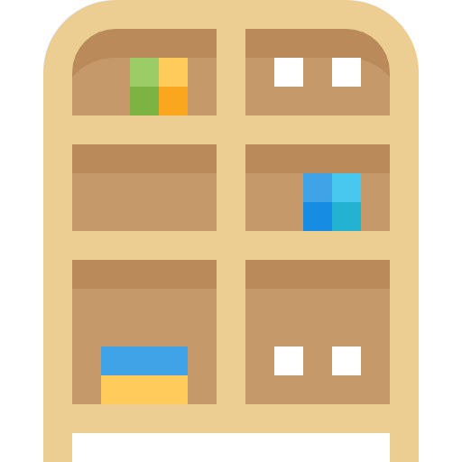 Книжный шкаф бесплатно иконка