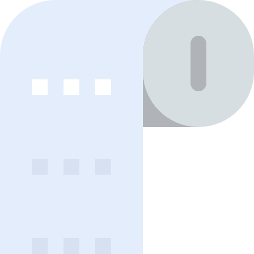 Toilet paper free icon Toilet paper free icon