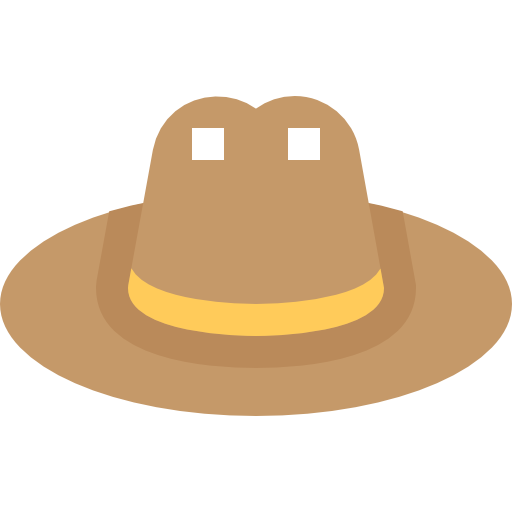 sombrero para el sol icono gratis