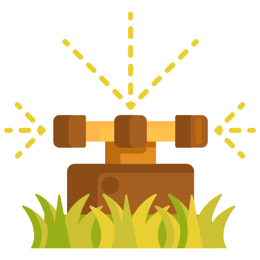 Water sprinkler system - Free arrows icons